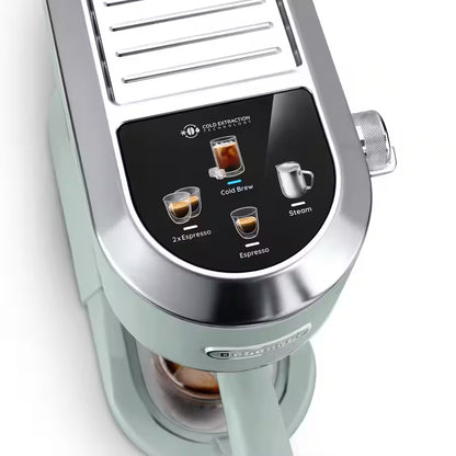 Cafetera Dedica Duo Cold Brew Verde EC890.GR DELONGHI