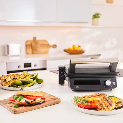 Parrilla Electrica 3 en 1 MultiGrill 5 CG5033IGY BRAUN