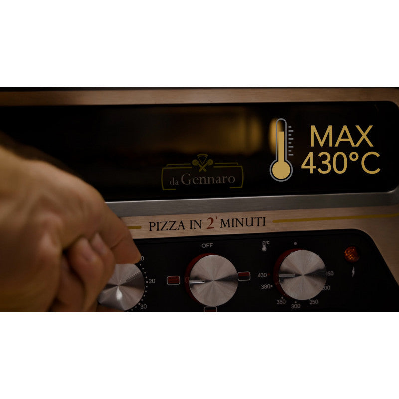 Horno Electrico de Pizza Dual Da Gennaro Rojo ARIETE