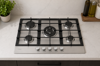 Encimera a Gas Natural 5 Quemadores 70cm Design  FDV