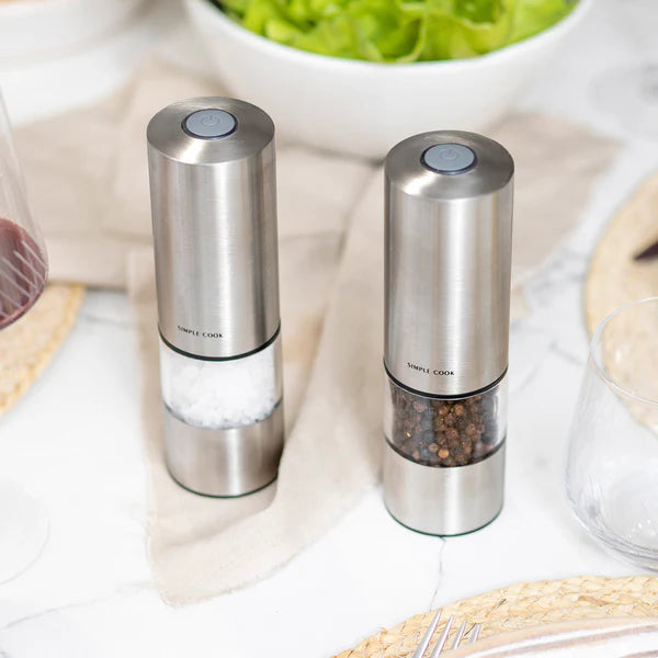 Salero y Pimentero Recargable Power Spice Simple Cook