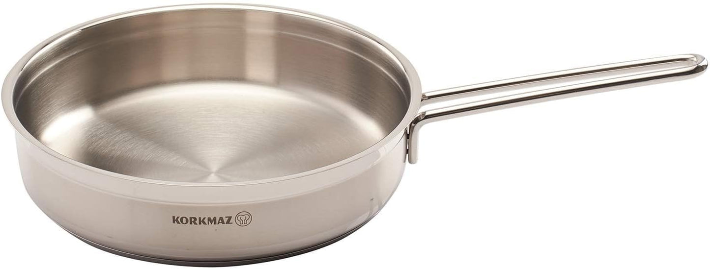 Juego de Ollas 11 Piezas Acero Inox Alfa XL A1641 KORKMAZ