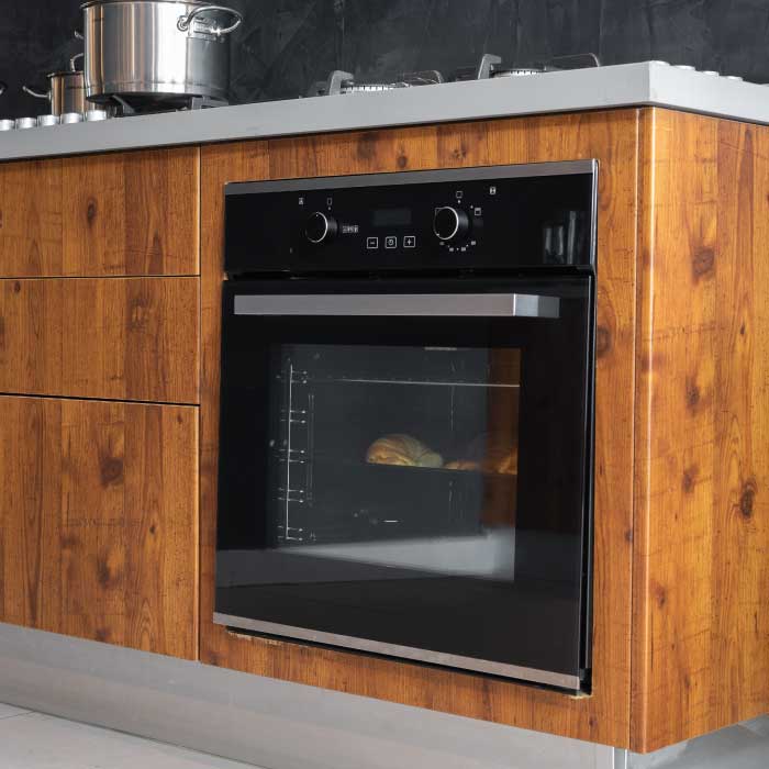 Combo Campana Extraible Easyflow Black 60 + Encimera a Gas 60cm Signature + Horno a Gas 70L Black FDV