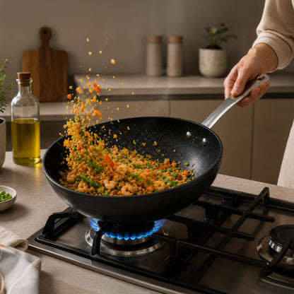 Wok Korkmaz A2837 Proline Nero 30cm
