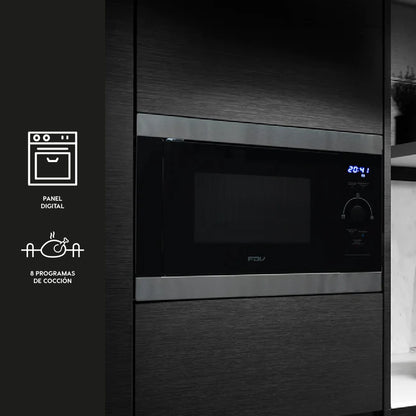 Horno Microondas Empotrable 25L 60cm Design FDV