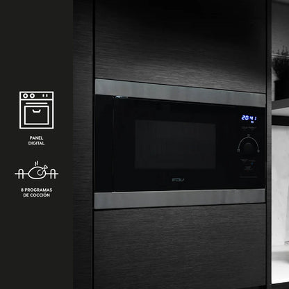 Combo Horno Microondas 25L + Horno Eléctrico 80L Design FDV