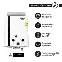 Terma a Gas 5.5L Paso Continuo FDV