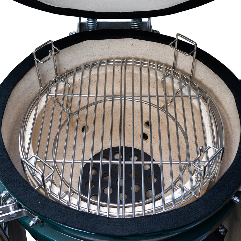 Combo Parrilla Kamado Sakai Verde 19" FDV + Encendedor Eléctrico de Carbon para Parrilla Charcoal SimpleCook