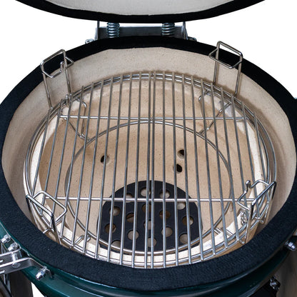 Combo Parrilla Kamado Sakai Verde 19" FDV + Encendedor Eléctrico de Carbon para Parrilla Charcoal SimpleCook