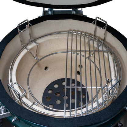 Combo Parrilla Kamado Sakai Verde 19" FDV + Encendedor Eléctrico de Carbon para Parrilla Charcoal SimpleCook