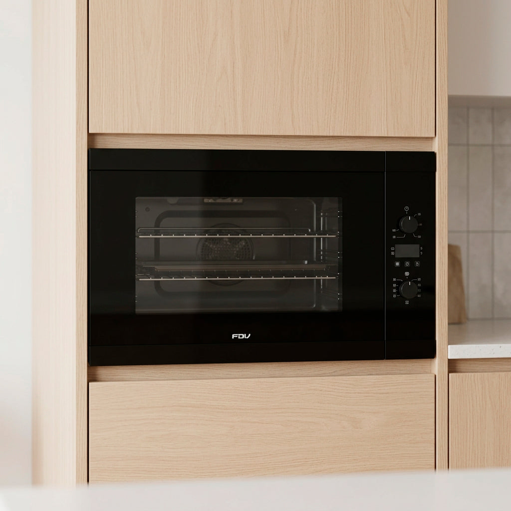 Horno Empotrable a Gas 110L Black FDV - vista frontal