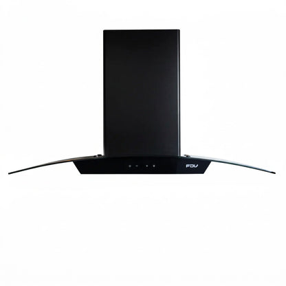 Campana Extractora 90cm Decorativa Crystal Black FDV