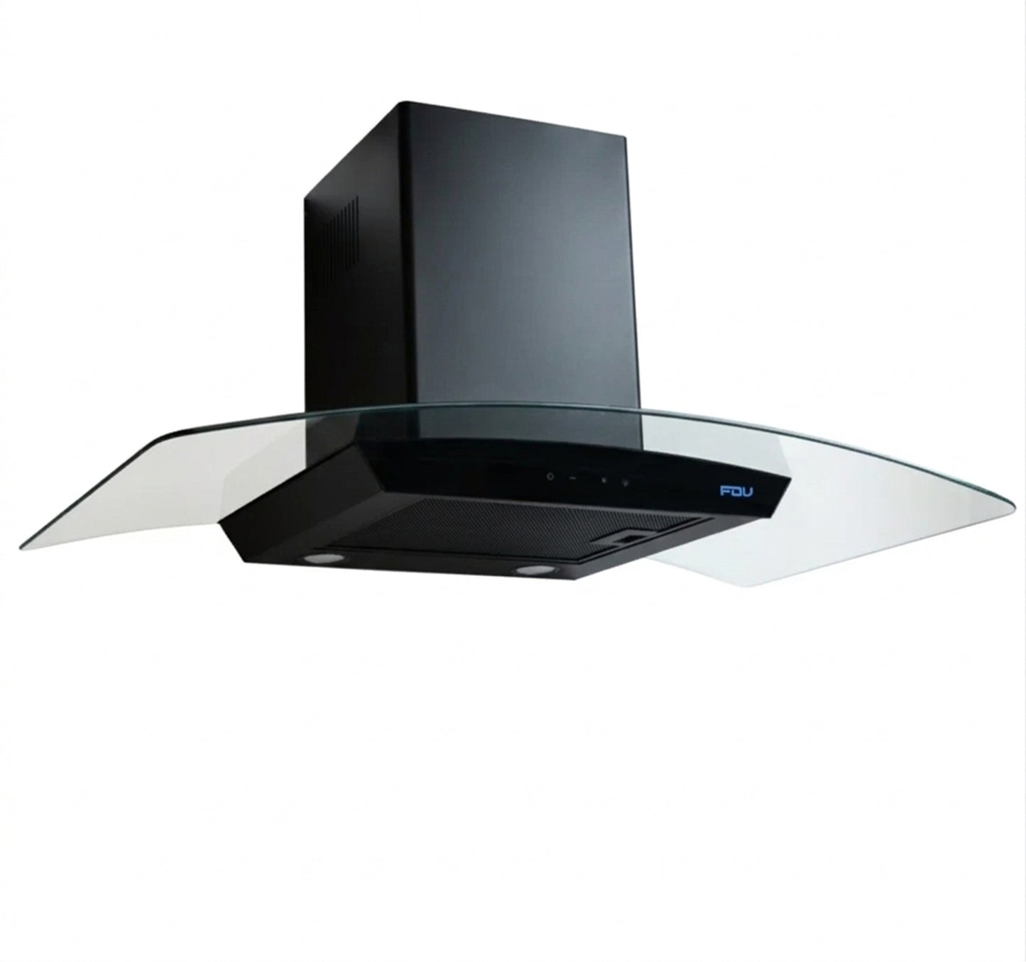 Campana Extractora 90cm Decorativa Crystal Black FDV