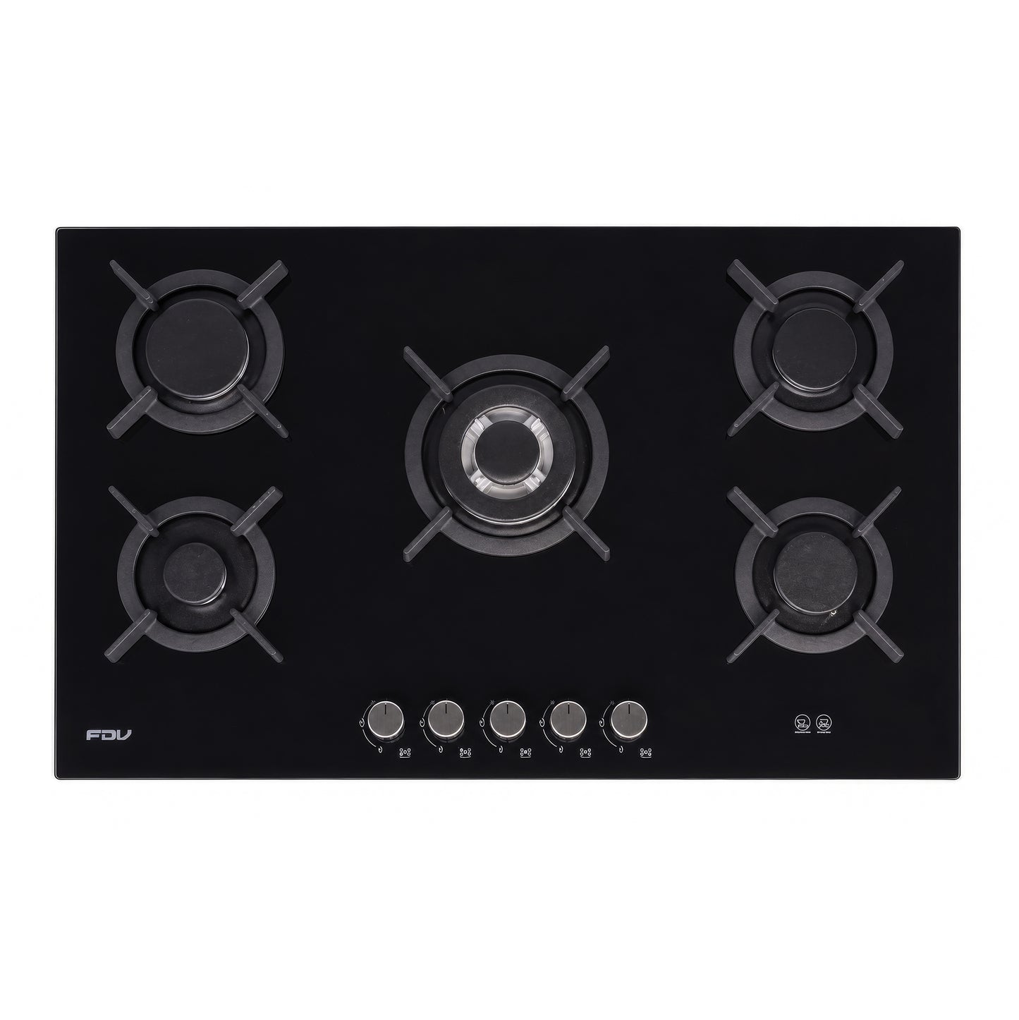 Encimera a Gas 5 Quemadores 90cm Onix FDV