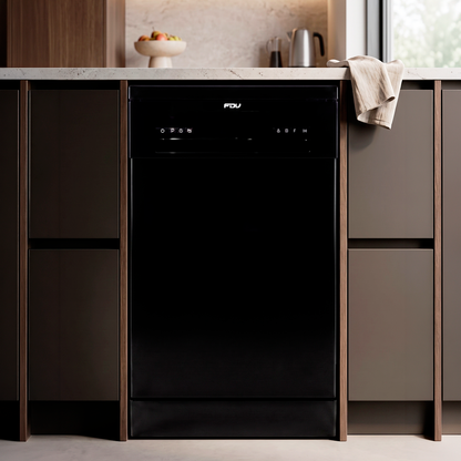 Lavavajillas 10 Cubiertos 45cm Free Standing Element 2.0 Black FDV