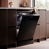 Lavavajillas 10 Cubiertos 45cm Free Standing Element 2.0 Black FDV