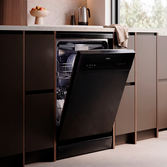 Lavavajillas 10 Cubiertos 45cm Free Standing Element 2.0 Black FDV