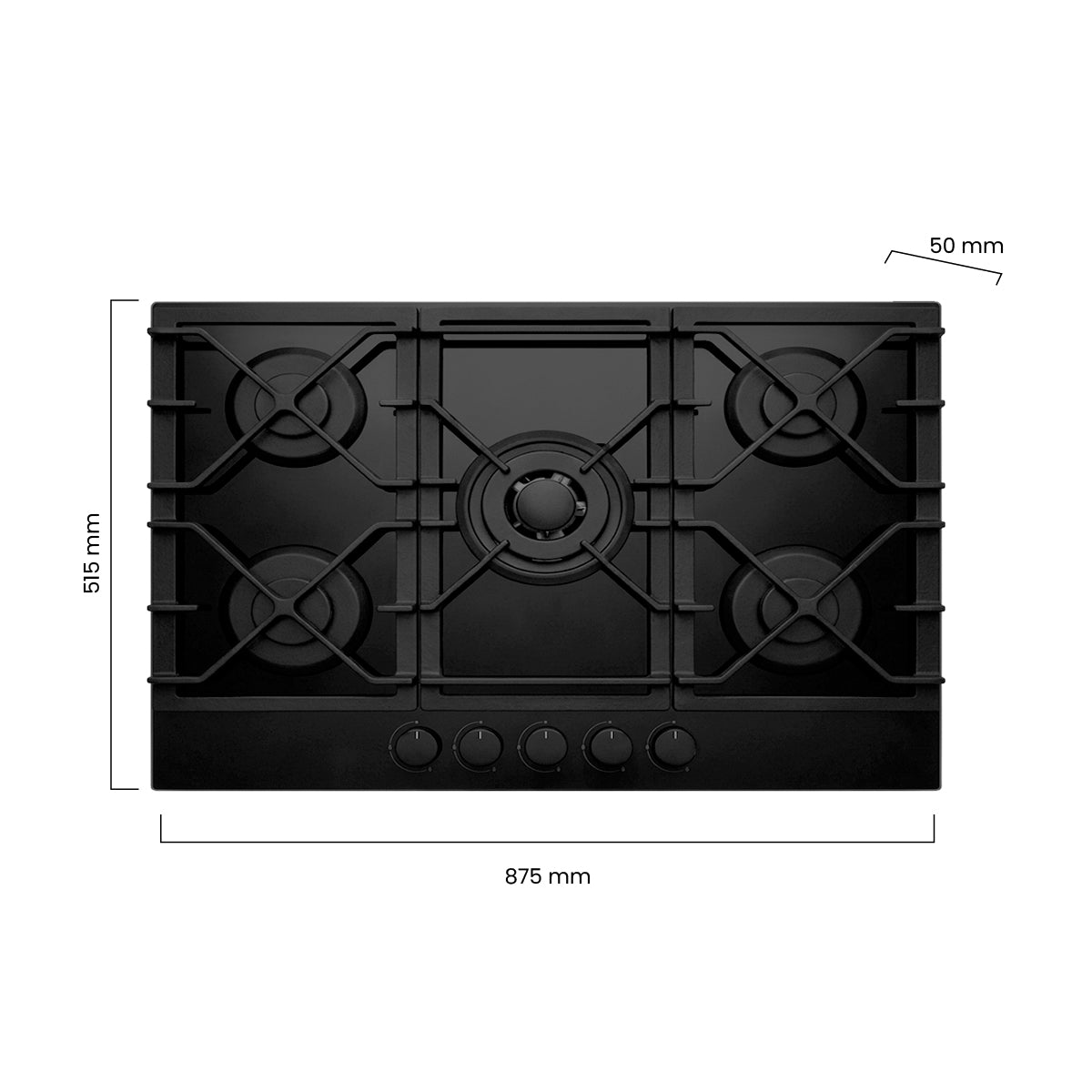 Encimera a Gas 5 Quemadores 90cm Signature 2.0 FDV