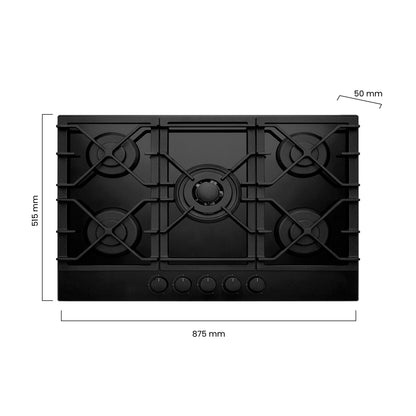 Encimera a Gas 5 Quemadores 90cm Signature 2.0 FDV