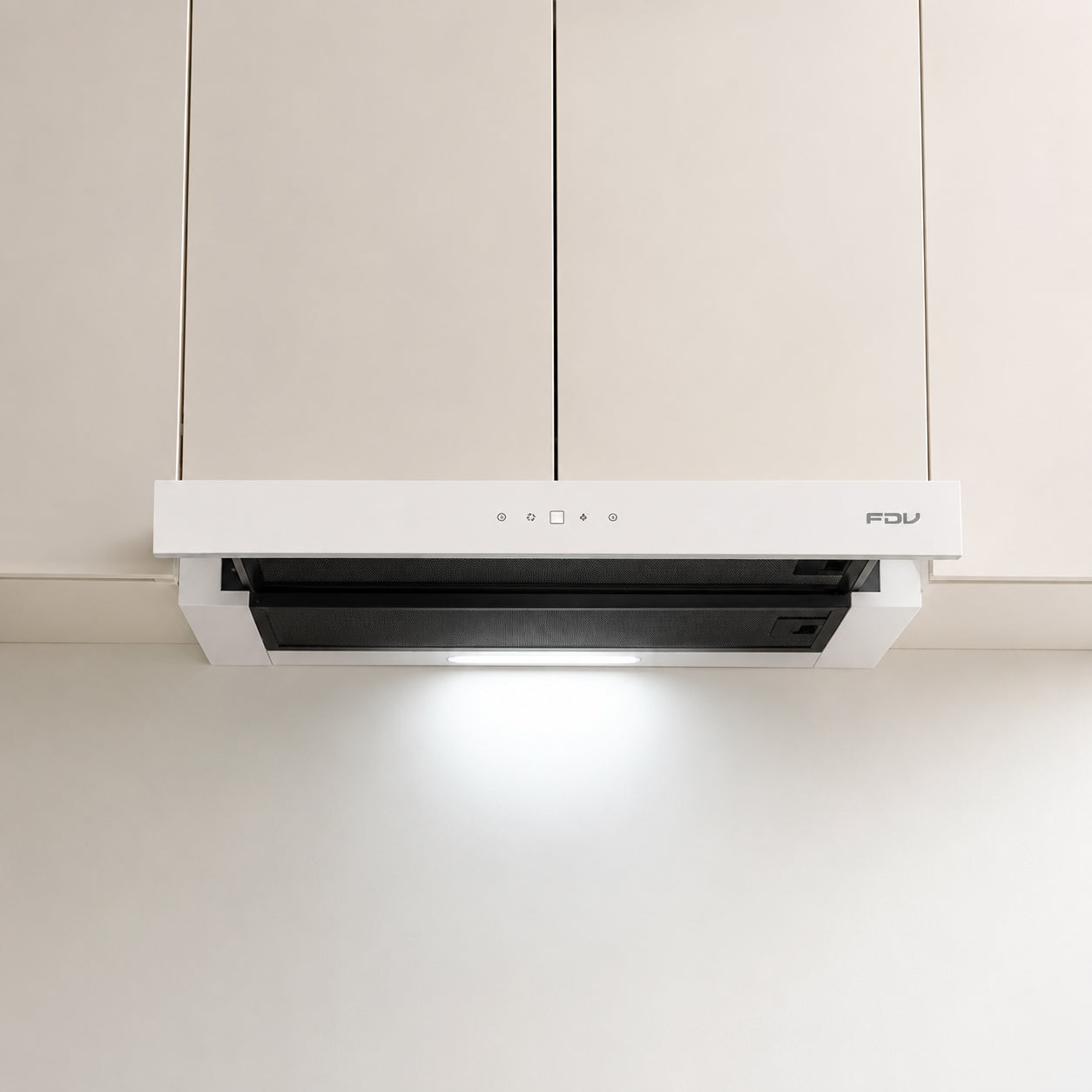 Campana Extraíble 60cm Touch EasyFlow White FDV