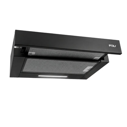 Campana Extraíble 60cm EasyFlow Black 2.0 FDV