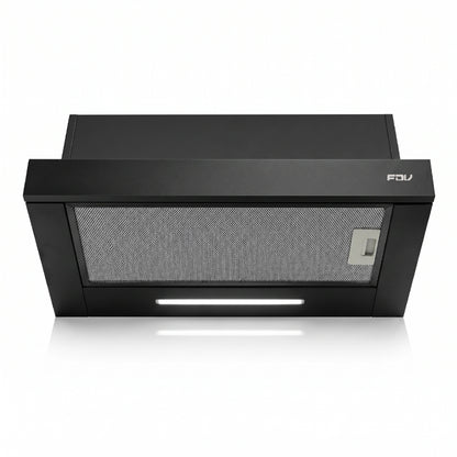 Campana Extraíble 60cm EasyFlow Black 2.0 FDV