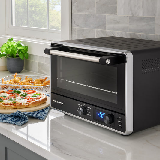 Horno Electrico Freidora 21L + Base para Pizza KITCHENAID