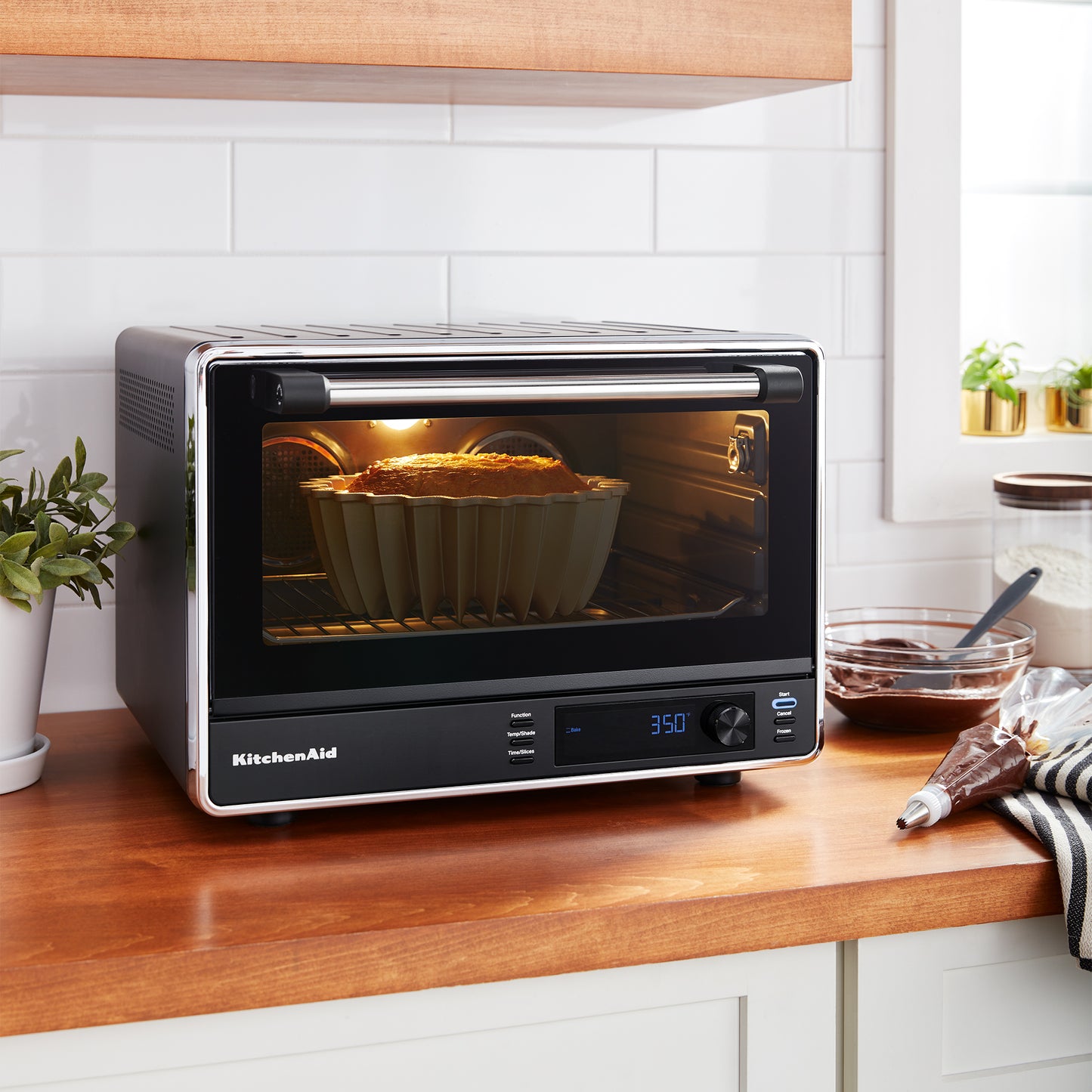 Horno Electrico Freidora 28L + Termometro KITCHENAID