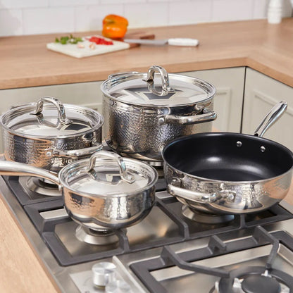 Juego de Ollas 7 Piezas Acero Inox Sevilla SIMPLECOOK