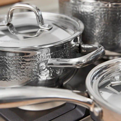 Juego de Ollas 7 Piezas Acero Inox Sevilla SIMPLECOOK