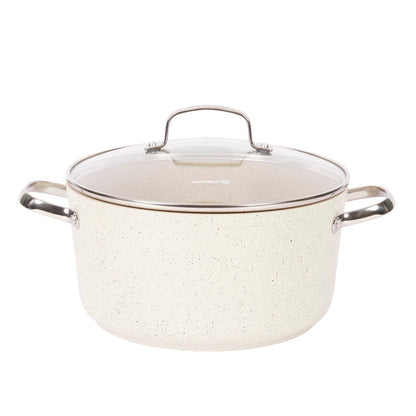 Juego de Ollas 7 Piezas Granita Beige A1272 KORKMAZ