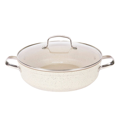 Juego de Ollas 7 Piezas Granita Beige A1272 KORKMAZ