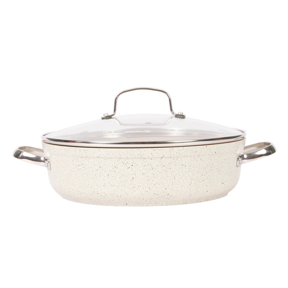 Juego de Ollas 7 Piezas Granita Beige A1272 KORKMAZ