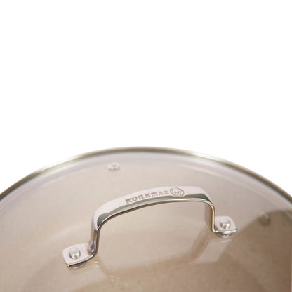 Juego de Ollas 7 Piezas Granita Beige A1272 KORKMAZ