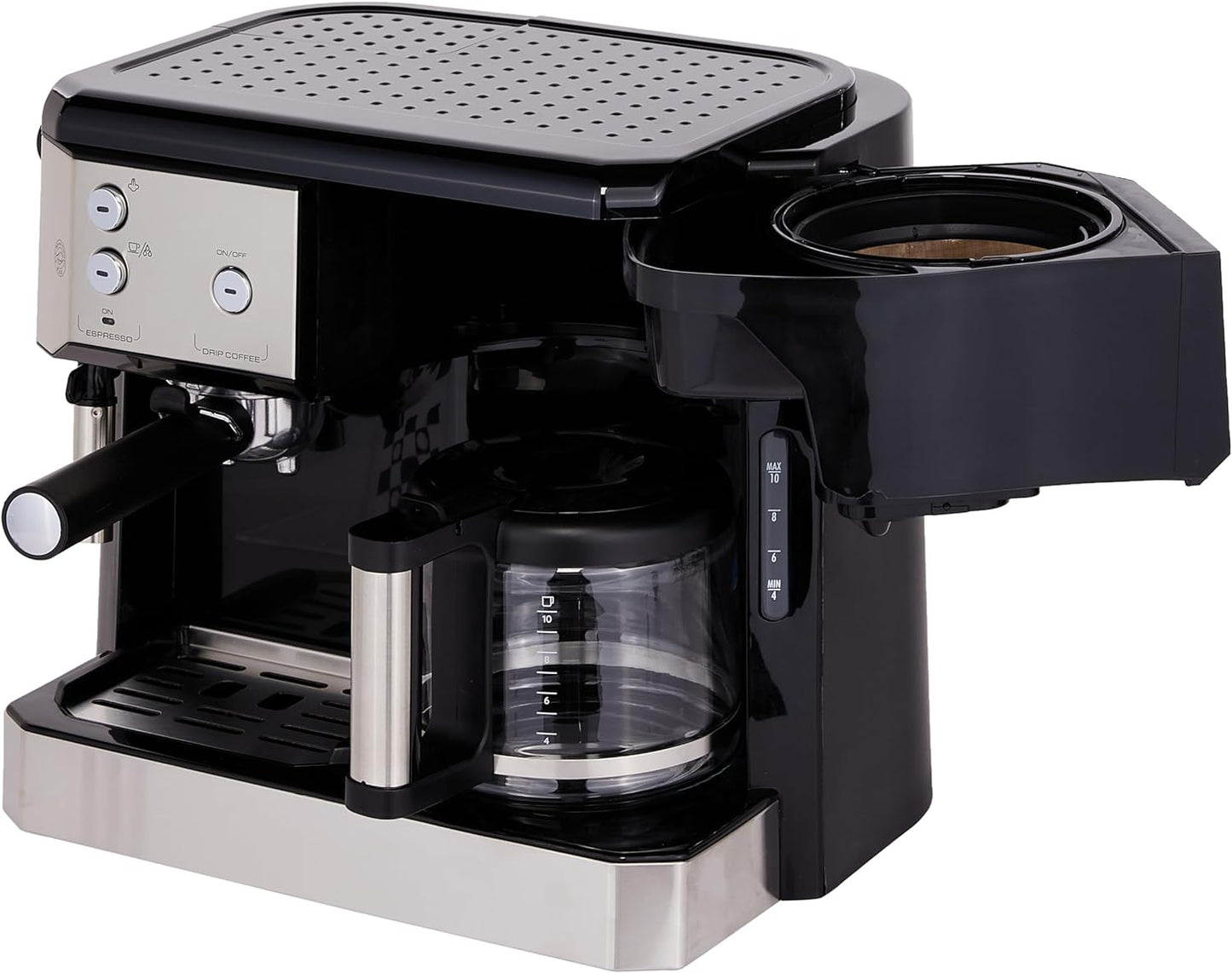 Cafetera 2 en 1 Espresso / Gota a Gota Combi Acero Inox BCO421.S DELONGHI