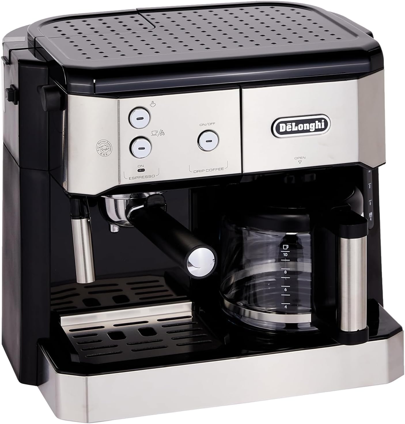 Cafetera 2 en 1 Espresso / Gota a Gota Combi Acero Inox BCO421.S DELONGHI