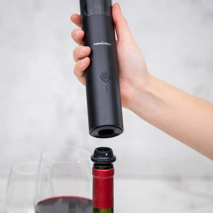 Descorchador de Vinos y Bomba al Vacío 2 en 1 + 2 Tapones COQUINARIA