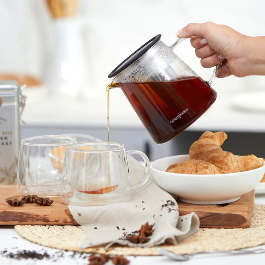 Tetera para Té de Vidrio 650ml COQUINARIA