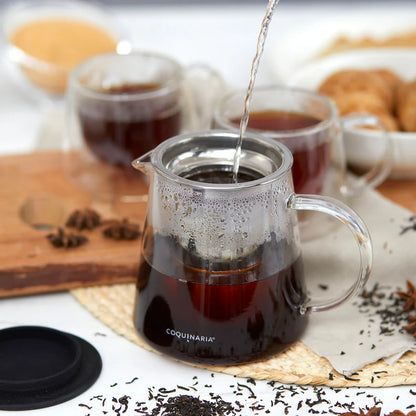 Tetera para Té de Vidrio 650ml COQUINARIA