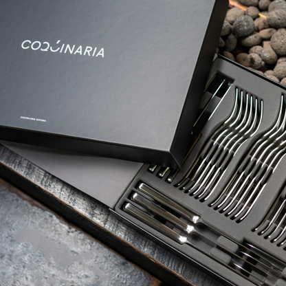 Set de Cuchillería Oxford 42 Piezas Silver Matt COQUINARIA
