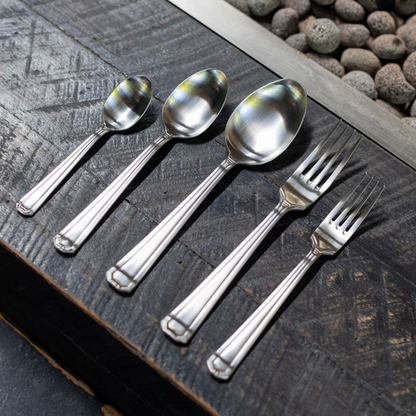 Set de Cuchillería Oxford 42 Piezas Silver Matt COQUINARIA