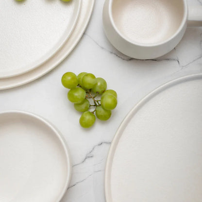 Juego de Vajilla Crema Porcelana 20 Pzs Coquinaria