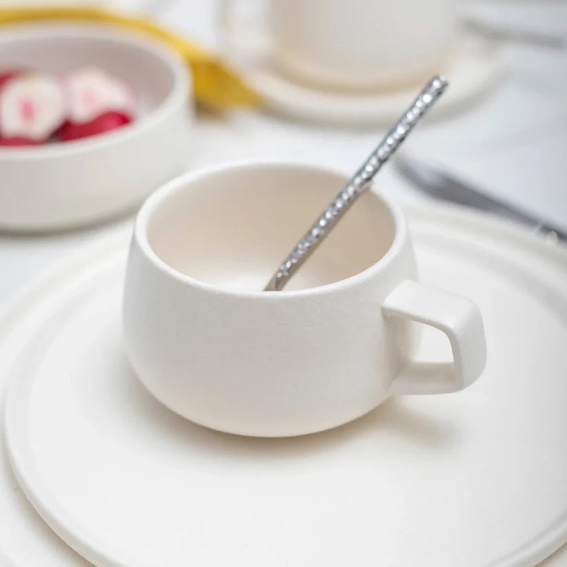 Juego de Vajilla Crema Porcelana 20 Pzs Coquinaria