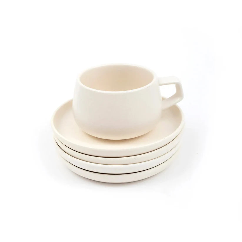 Juego de Vajilla Crema Porcelana 20 Pzs Coquinaria