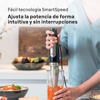Licuadora de Inmersion Pimer 1000W MultiQuick 7 Active Blade Technology BRAUN