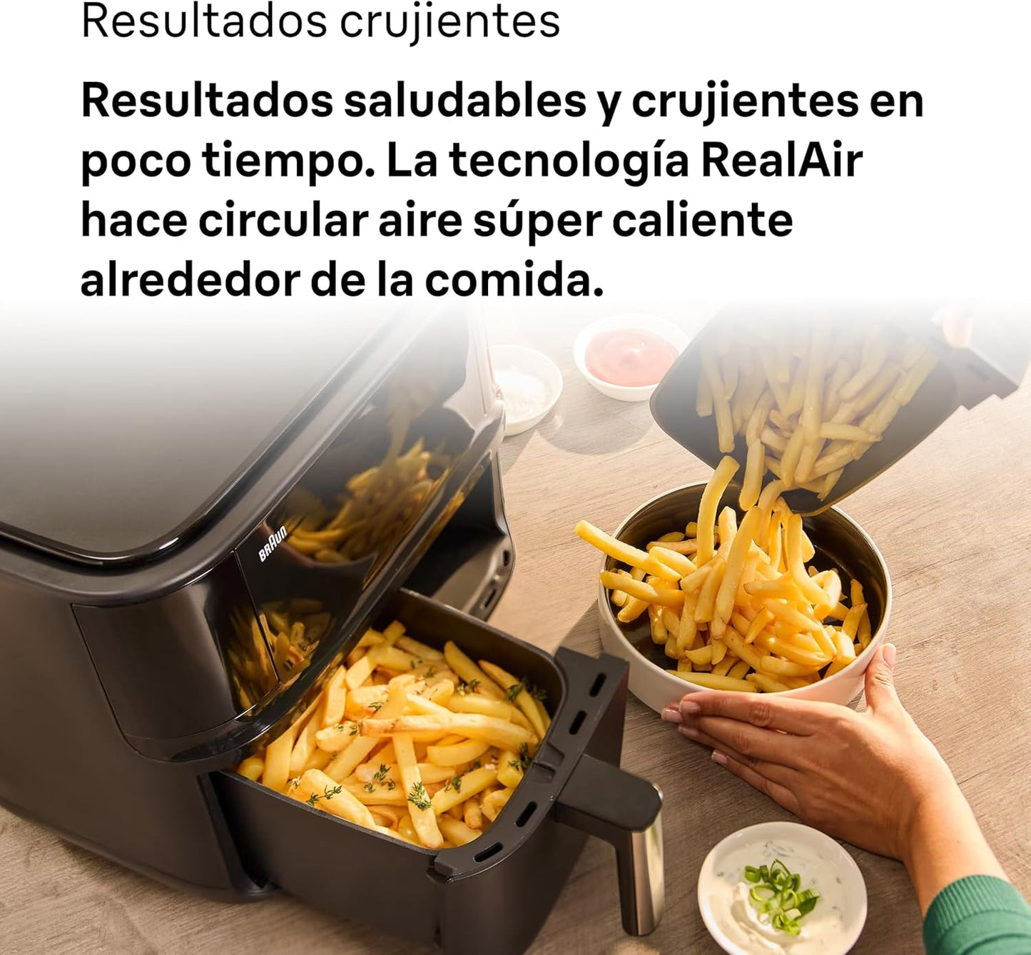 Freidora de Aire Digital 8L Dual TwinCook 3 TD3030 BRAUN