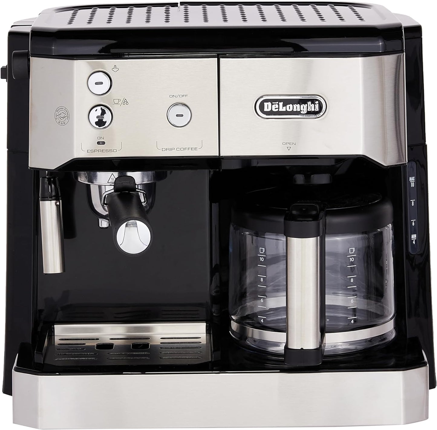 Cafetera 2 en 1 Espresso / Gota a Gota Combi Acero Inox BCO421.S DELONGHI