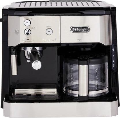 Cafetera 2 en 1 Espresso / Gota a Gota Combi Acero Inox BCO421.S DELONGHI