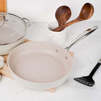 Juego de Ollas 7 Piezas Granita Beige A1272 KORKMAZ