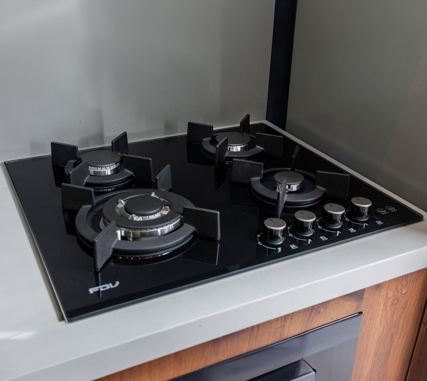 Encimera a Gas 4 Hornilas 60cm Onix 2.0 FDV